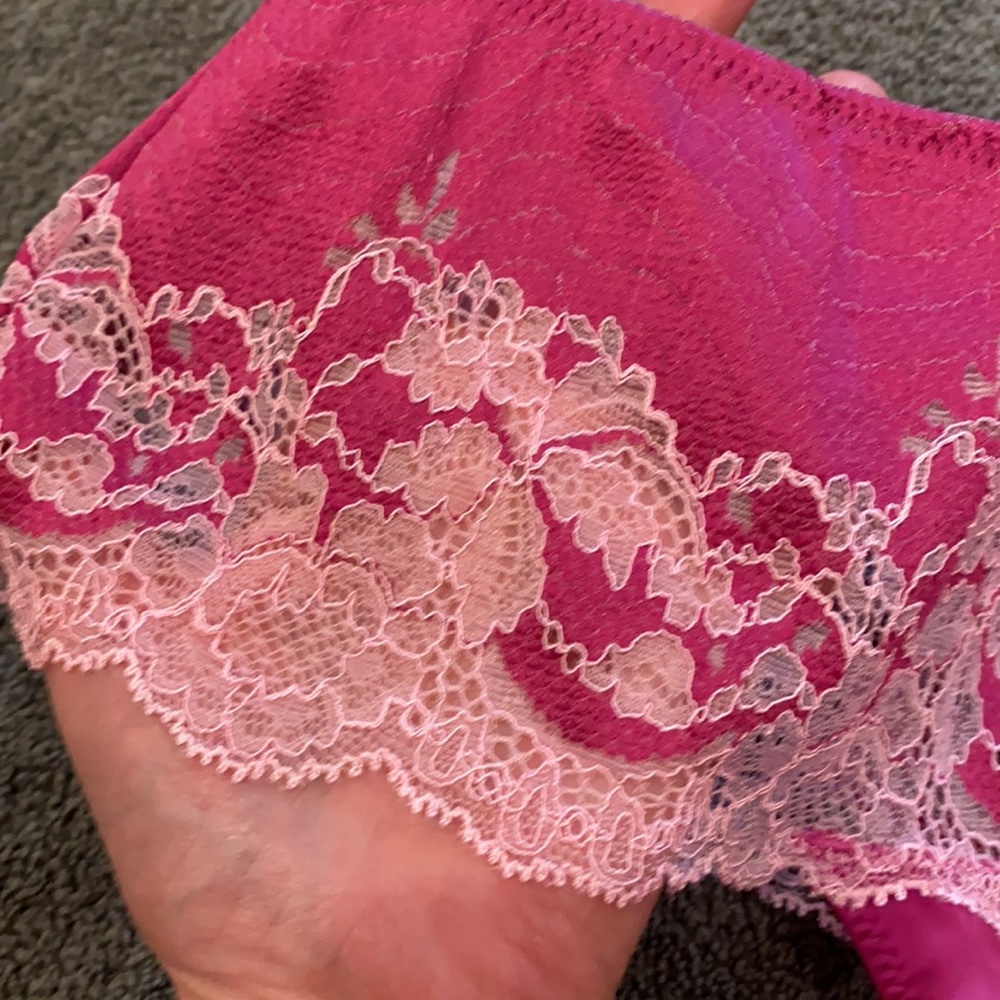 Women’s Wacoal Lace Affair thong panties NWOT XL/8 - Picture 7 of 8